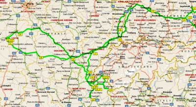 Француские маршруты 2007