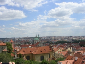 Прага от Пражского Града
